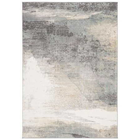 SAFAVIEH 8 x 10 ft. Jasper 100 Rectangle Rug Gray & Gold JSP114A-8